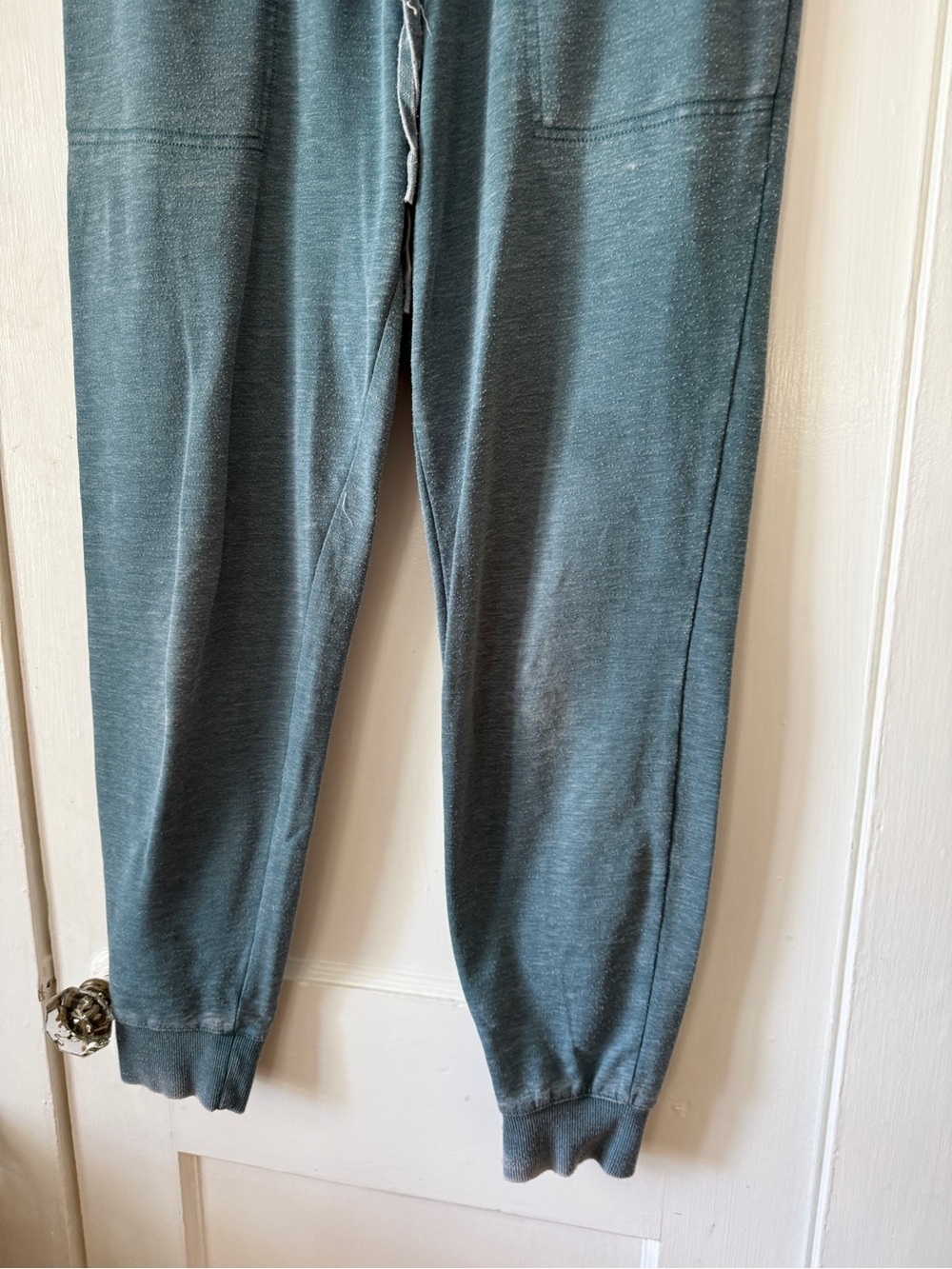 Jane & Delancey Slate Blue Drawstring Joggers - Picture 2 of 11